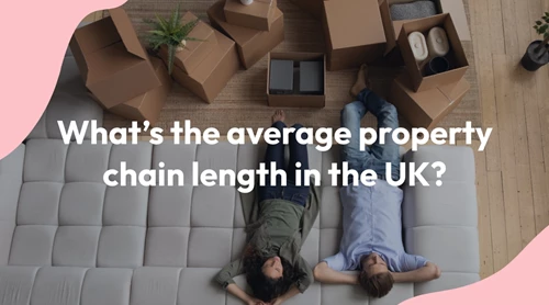 What's the average property chain length in the UK?