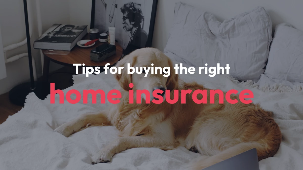 Tips for buying the right home insurance