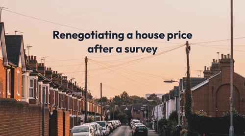 Renegotiating a house price after a survey